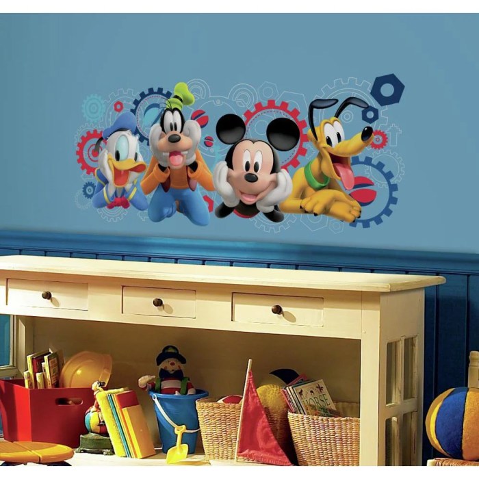 Mickey mouse wall decor stickers