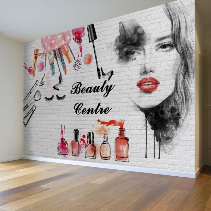 Wall decor ideas for beauty salon