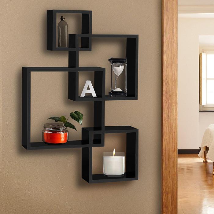 Wall shelves modern mounted ideas decor shelf shelving wooden decorative wood icanhasgif hallway share saved