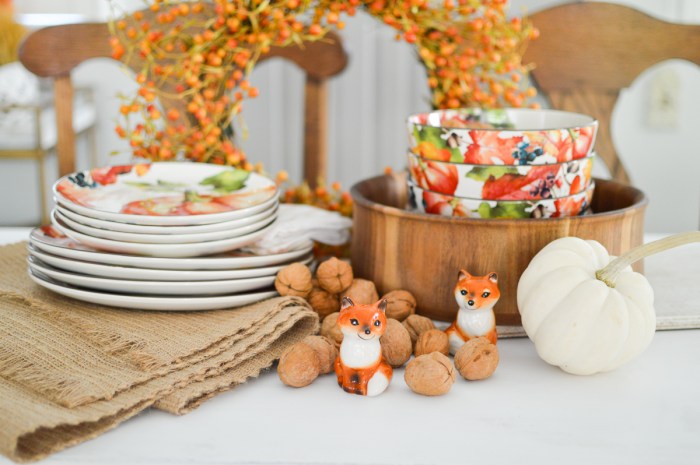 Simple fall table decor ideas