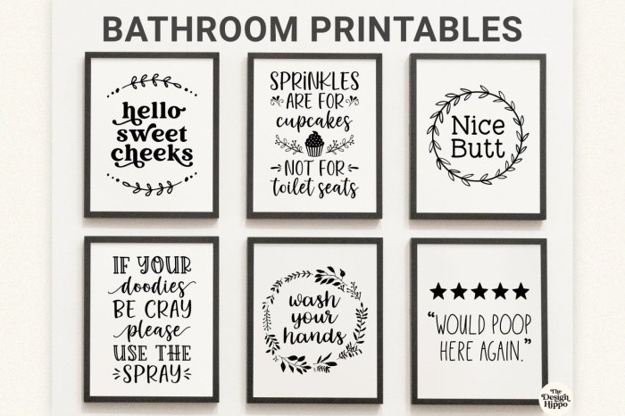 Decor for bathroom walls