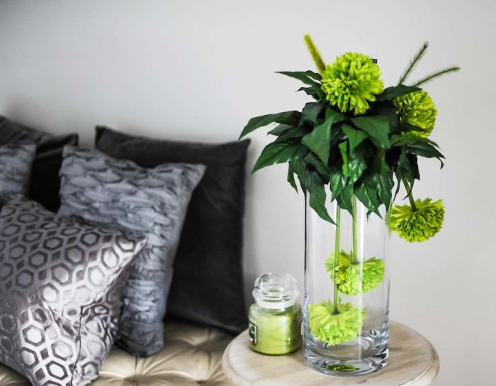 Bedroom side table decor