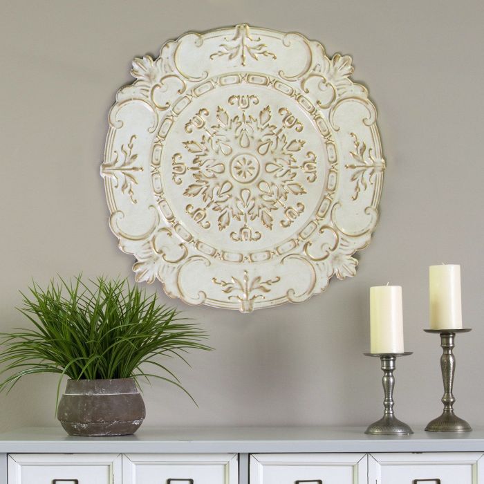 Medallion wall decor set of 3