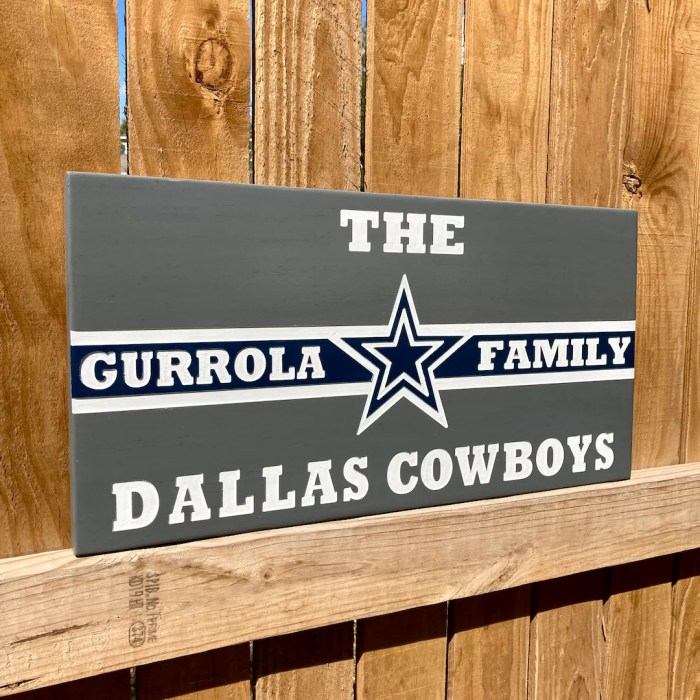 Dallas cowboys wall decor