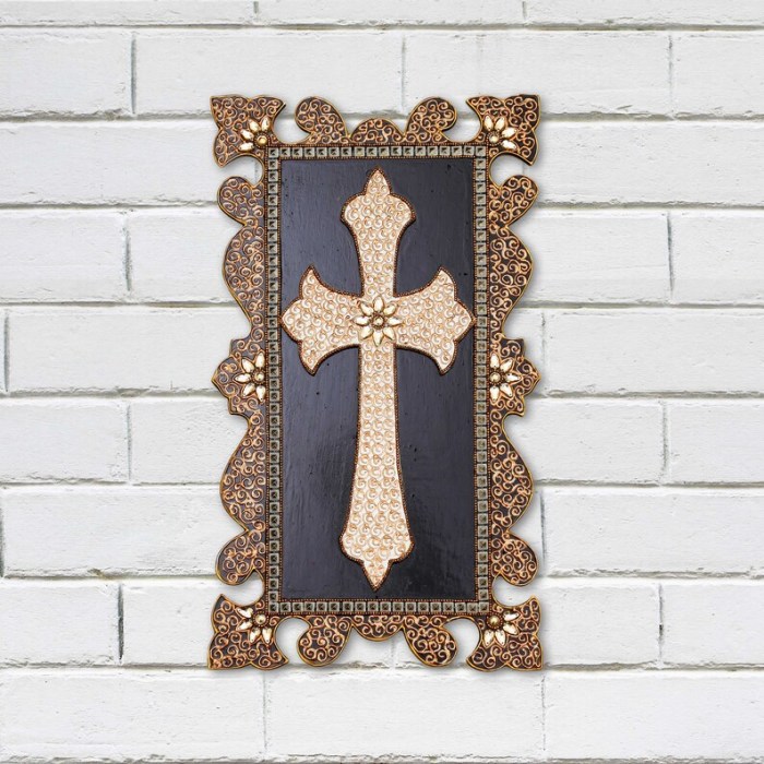 Wooden crosses for wall decor