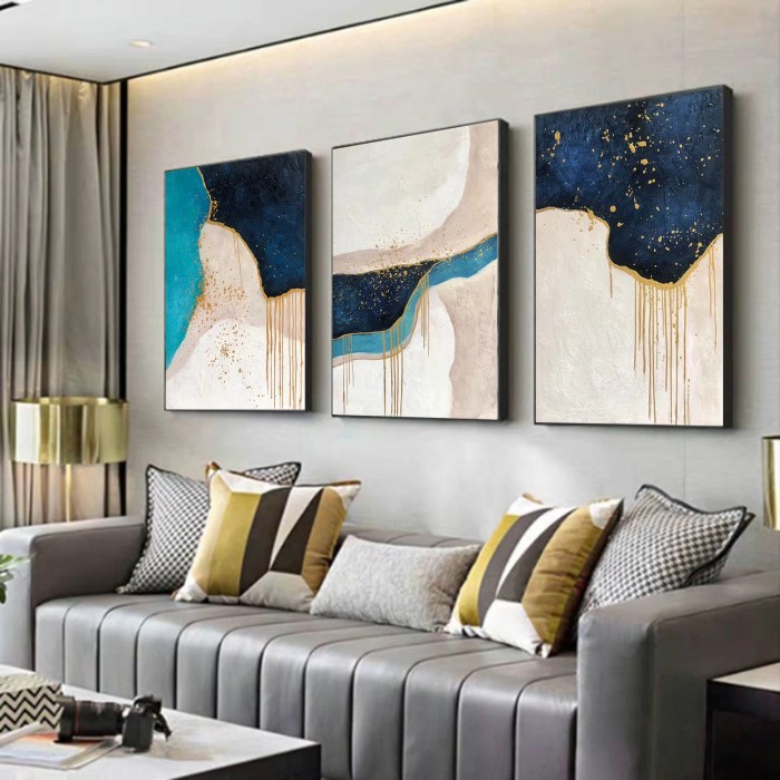 Abstract art wall decor