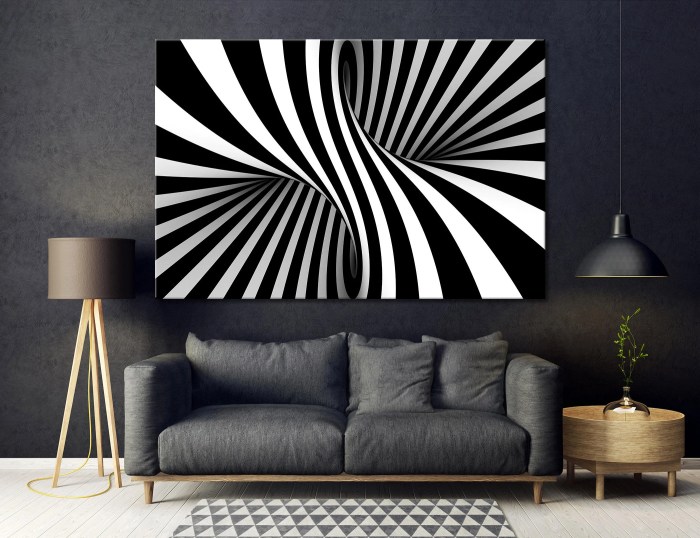 Black and white wall art and decor