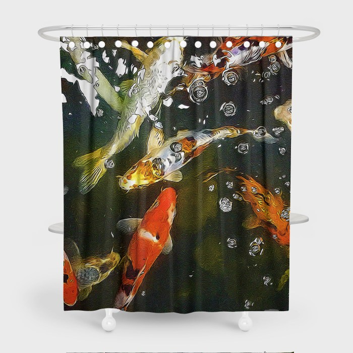 Koi fish wall decor