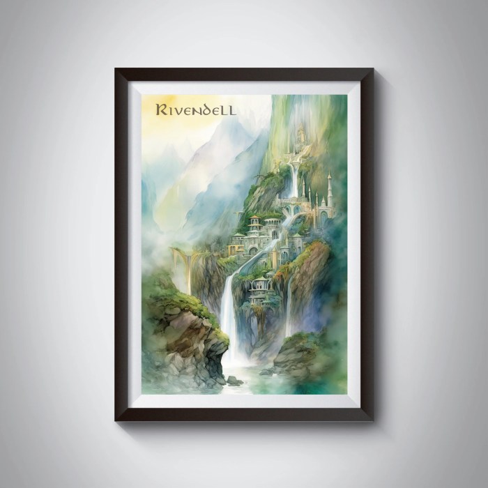 Lord of the rings wall decor