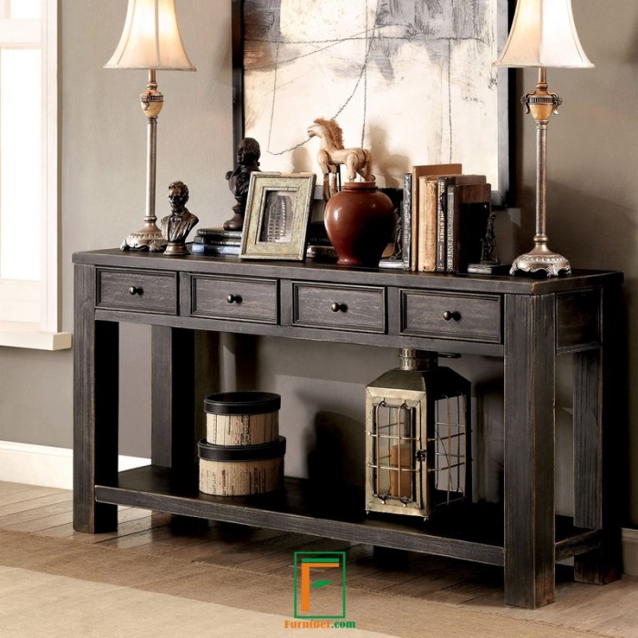 Modern sofa table decor ideas