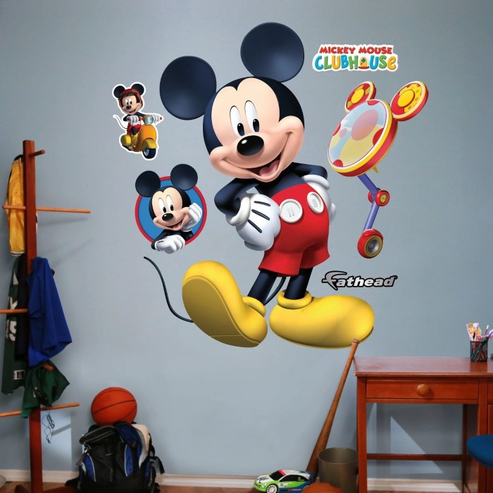 Mickey mouse wall decor stickers