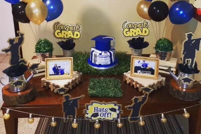 Grad table decor ideas