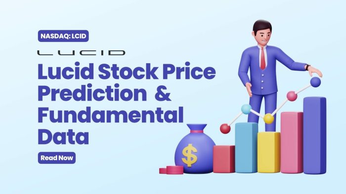 Lcid stock price