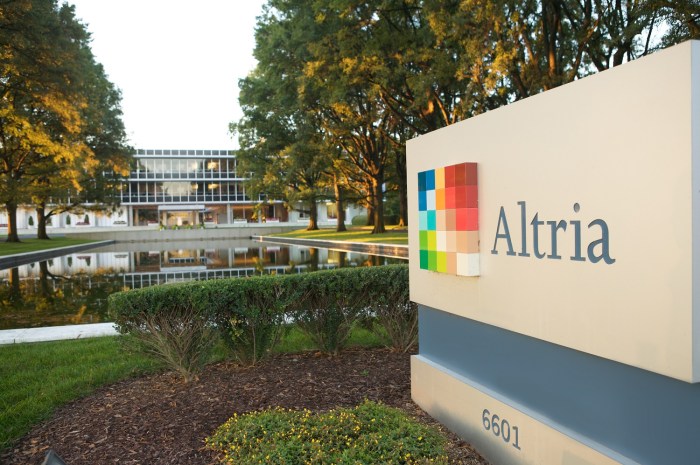 Altria stock price