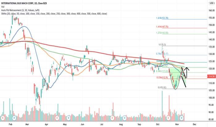 Ibm growth chart stocks